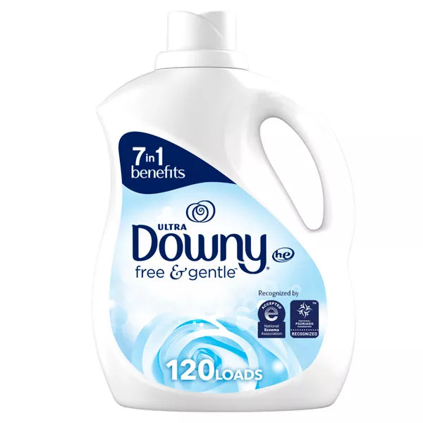 Downy Free & Gentle Fabric Conditioner 120 Loads 88fl oz