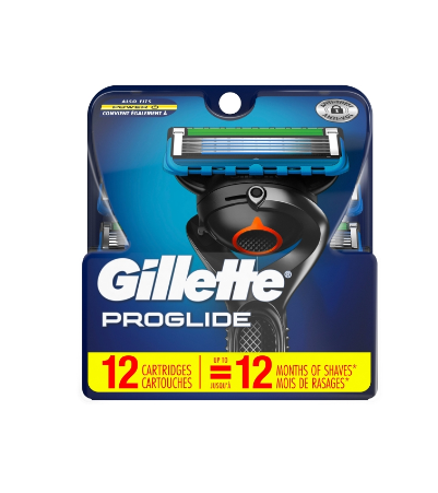 Gillette Proglide Men's Razor Blade Refills 12ct