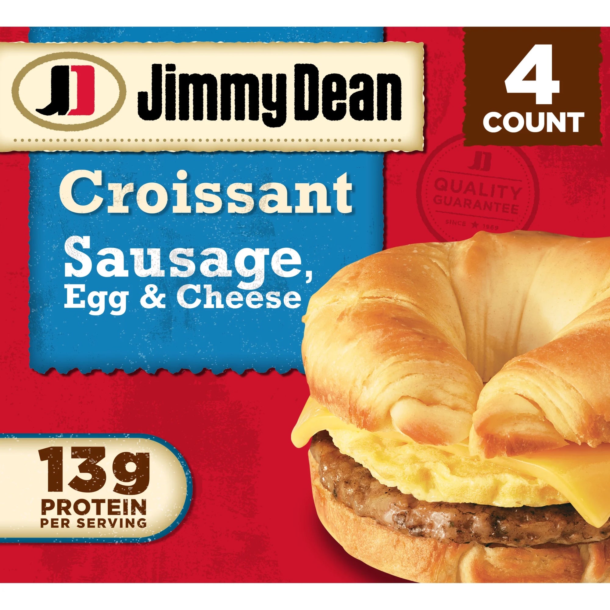 Jimmy Dean Sausage Egg & Cheese Croissant 4ct