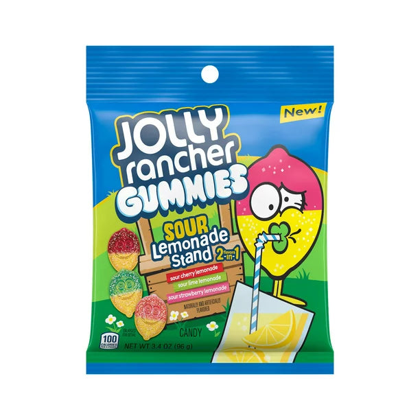 Jolly Rancher Gummies Sour Lemonade Stand 6.5oz