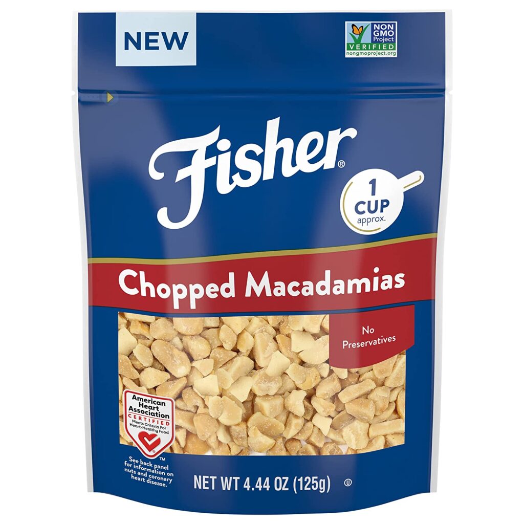 Fisher Chopped Macadamia Nuts 4.44oz