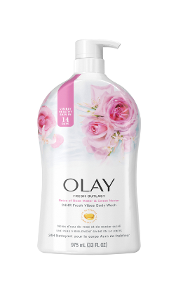 Olay Rose Water & Sweet Nectar Bodywash 30fl oz