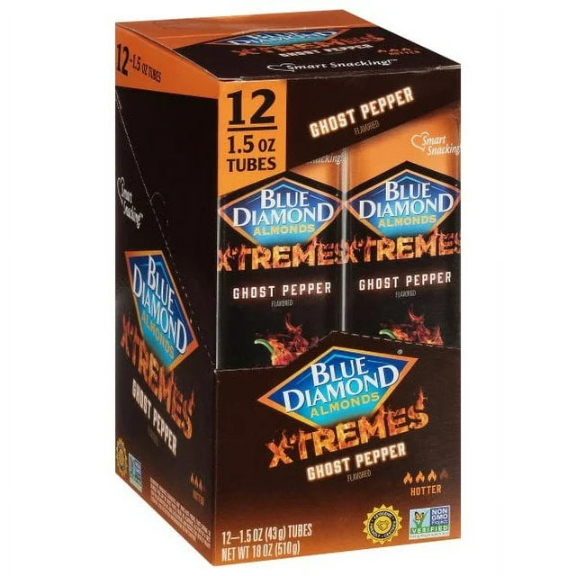 Blue Diamond Almonds Xtreme Ghost Pepper 1.5oz x 12