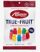 Albanese True to Fruit Gummi Bears 5oz