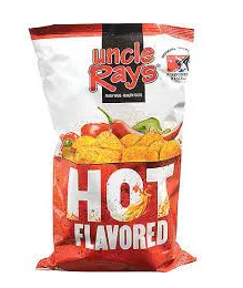 Uncle Ray's Hot Flavored Potato Chips 4.5oz