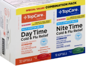 Top Care Day & Nite Time Cold & Flu Relief 48 ct