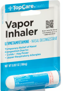 Top Care Vapor Inhaler Nasal Decongestant .007oz