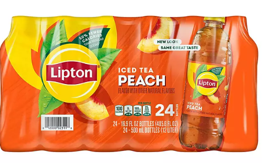 Lipton Iced Tea Peach 16.9fl oz x 24