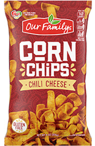 Our Family Chili Cheese Corn Chips 9oz