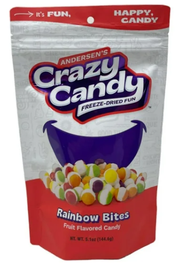 Anderson Freeze Dried Rainbow Bites Candy 5.1oz