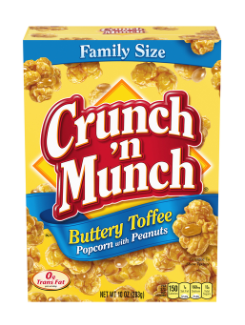 Crunch & Munch Buttery Toffee Popcorn 10oz