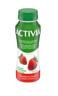 Dannon Activia Probiotic Strawberry Yogurt Drink 7oz