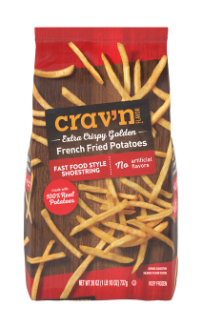 Crav'n Extra Crispy Fast Food Fries 26oz