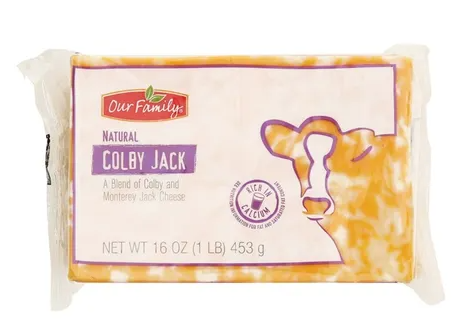 Our Family Colby Jack Cheese Block 8oz