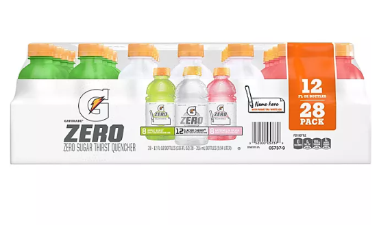 Gatorade G Zero Splash Variety Pack 12fl oz x 28