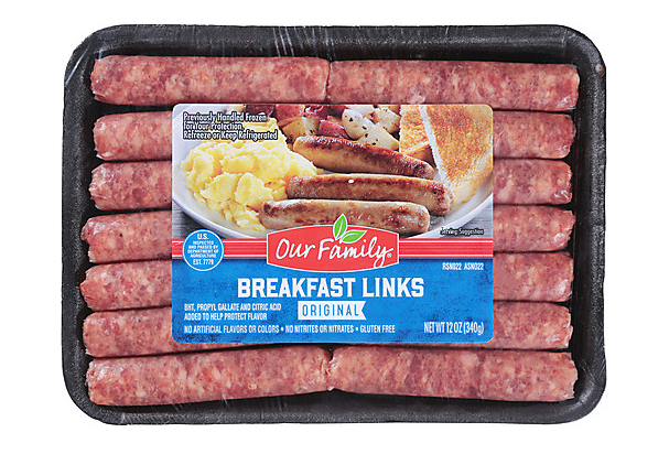 Our Family Original Breakfast Sausage Links 12oz