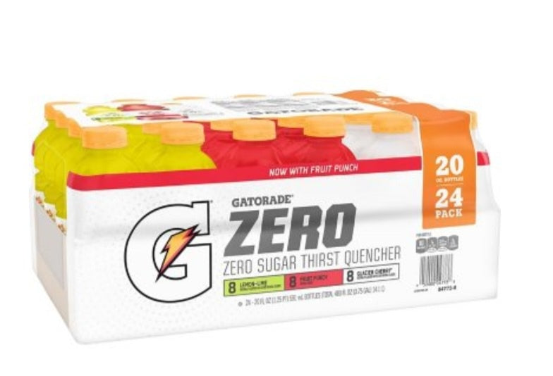 Gatorade Zero Variety Pack 20fl oz x 24