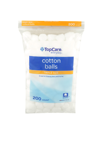 TopCare Cotton Balls Triple Size 200ct