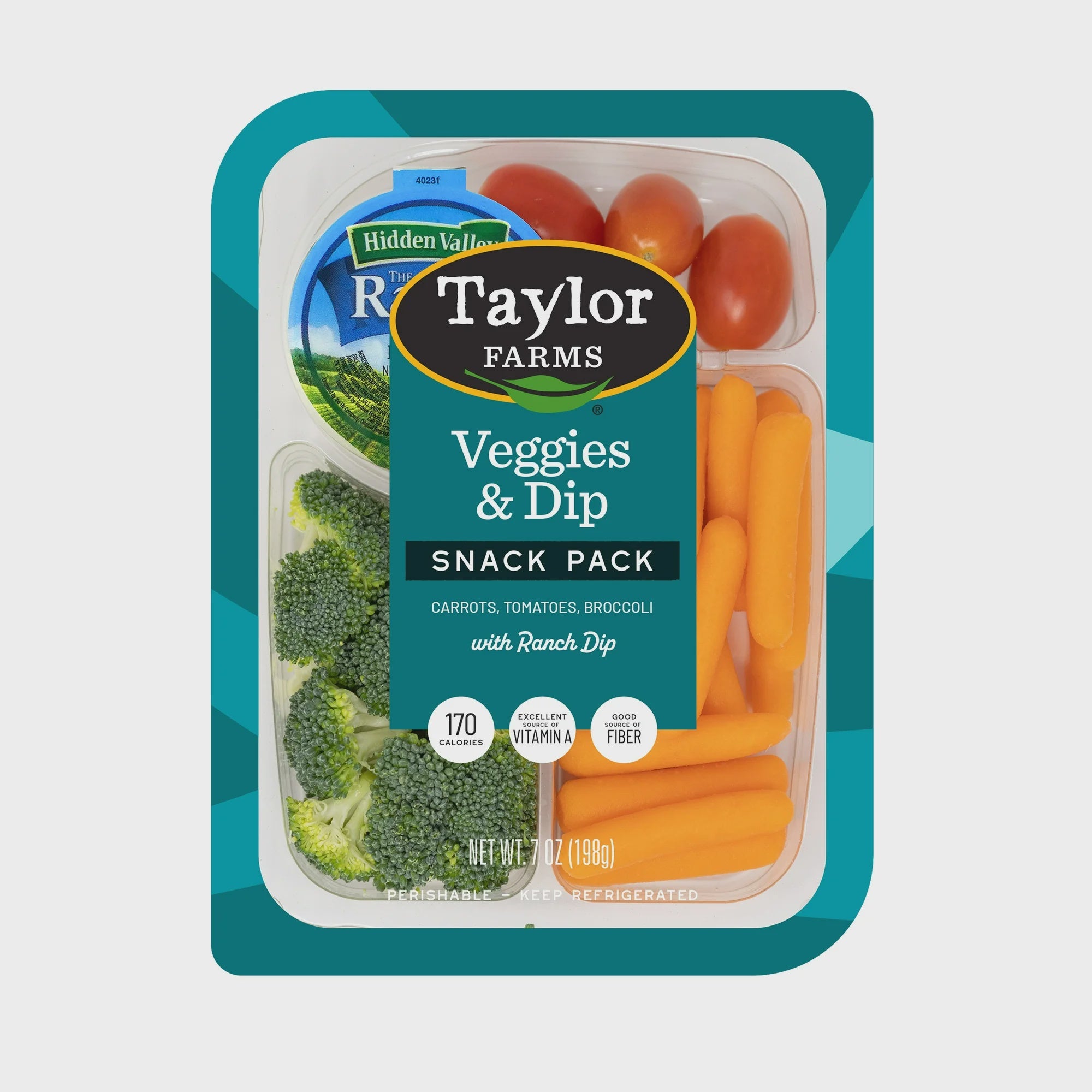 Taylor Farms Veggies and Dip Snack Pack 7oz