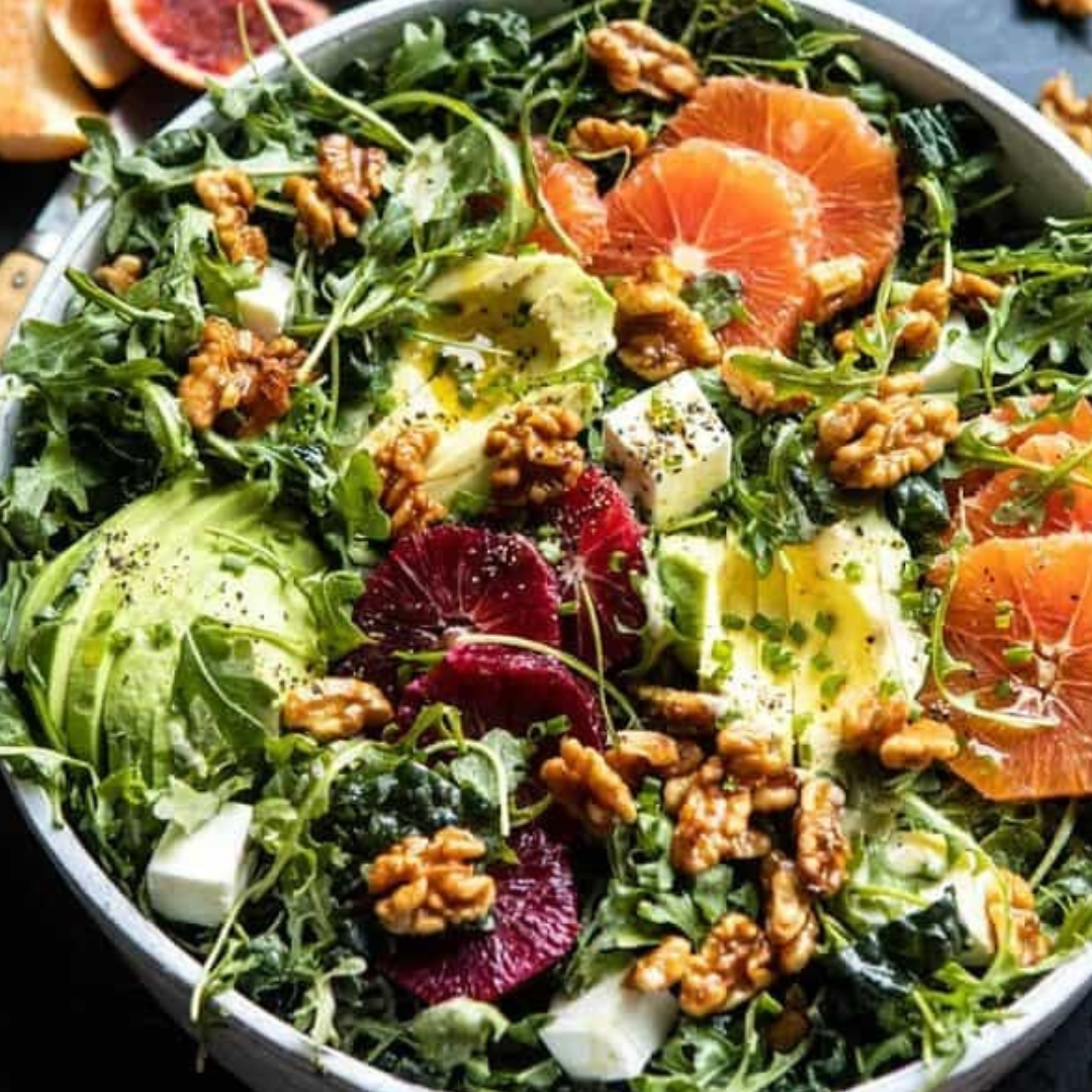 Citrus Avocado Salad with Orange Tahini Vinaigrette Break Salad Kit