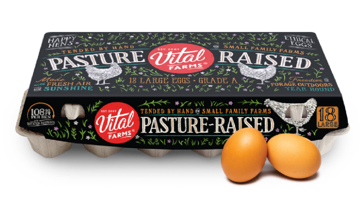 Vital Farms Pasture Raised Grade A Large Eggs 18ct