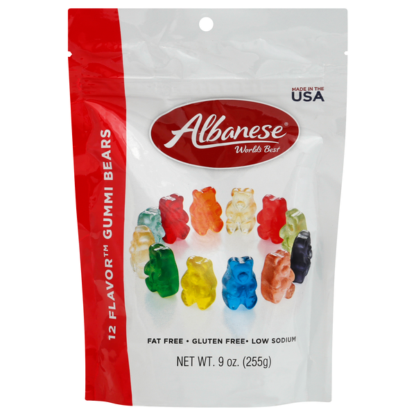 Albanese 12 Flavor Gummi Bears 9oz