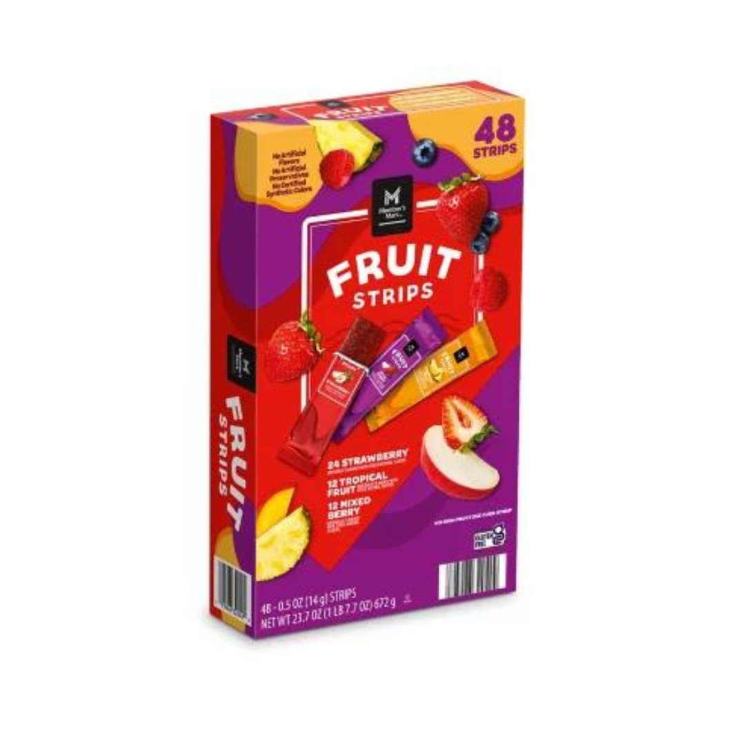 Member's Mark Fruit Strips Variety Pack 48ct