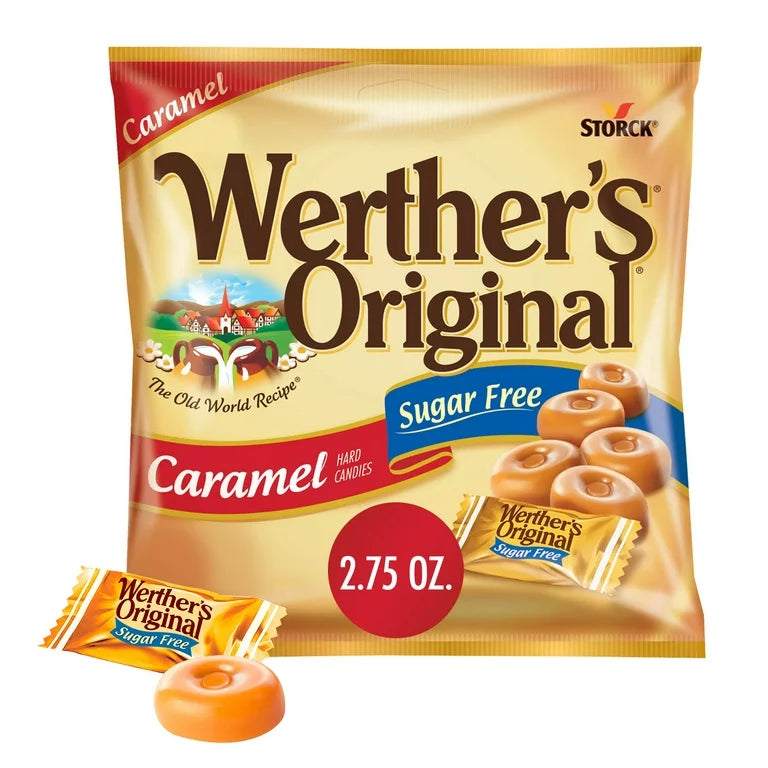 Werther's Sugar Free Hard Caramel Candies 2.75oz