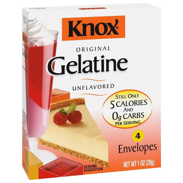 Knox Original Unflavored Gelatine 4ct