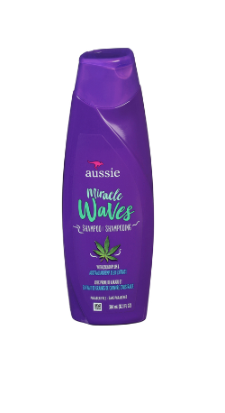 Aussie Miracle Waves Hemp Shampoo 12.1oz