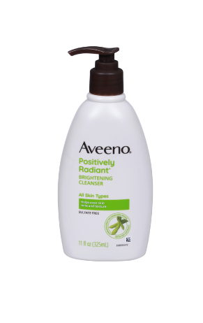 *Aveeno Positively Radiant Brightening Skin Cleanser 11oz