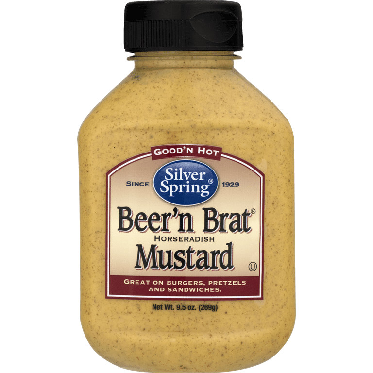 *Silver Spring Beer'n Brat Horseradish Mustard 9.5oz