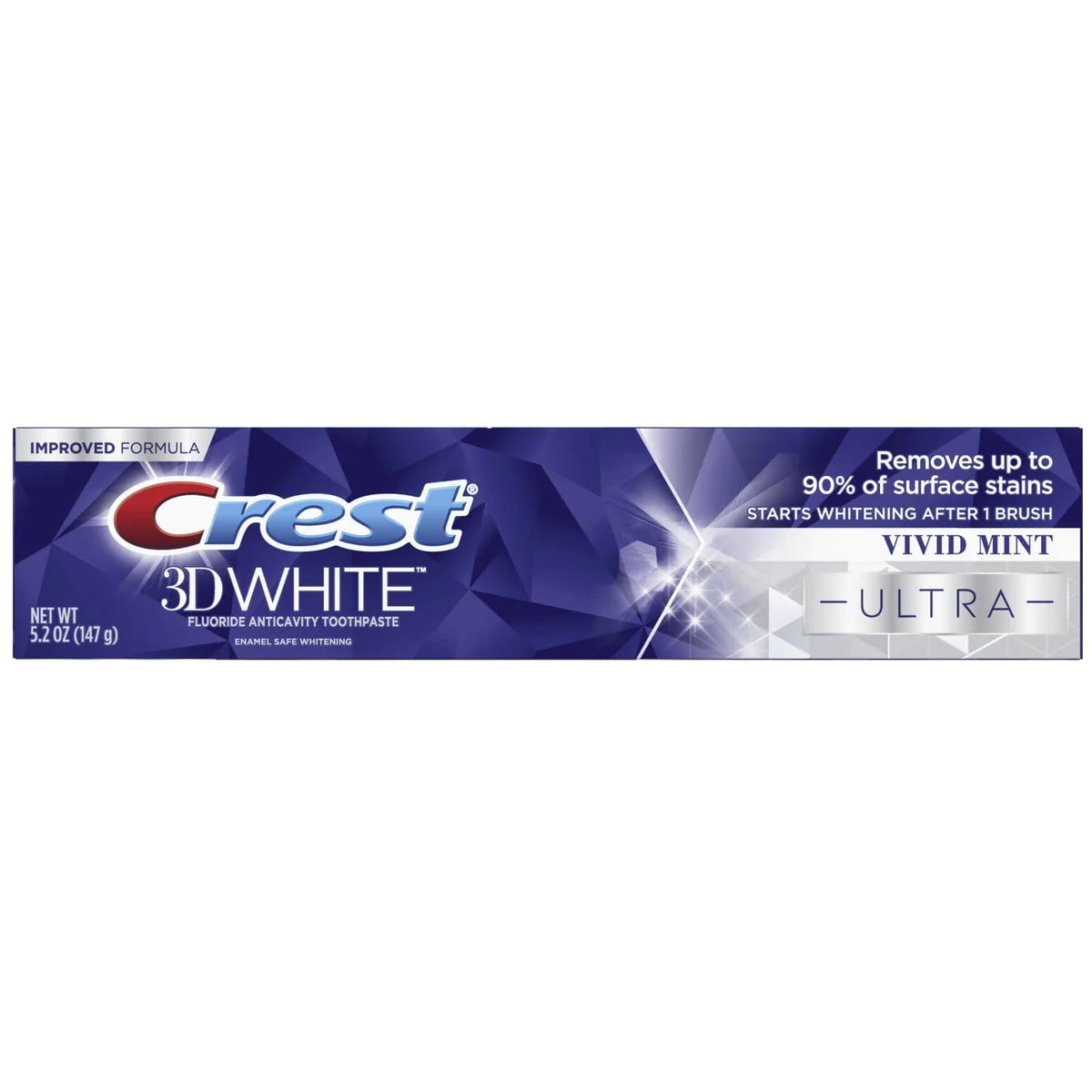 Crest 3D White Vivid Mint Ultra Toothpaste 5.2oz