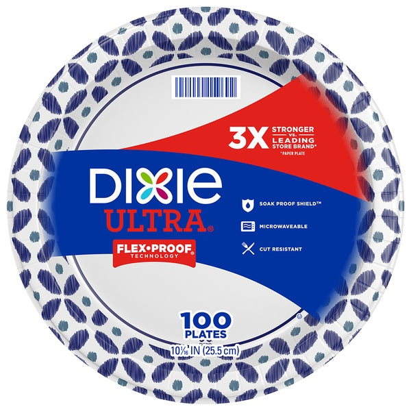 Dixie Ultra Paper Plate 10"x100ct