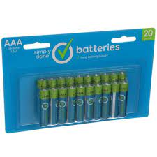 Simply Done AAA Batteries 20ct