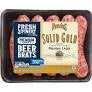 Fresh & Finest Premium Craft Beer Bratwurst Fonder's Solid Gold Lager 18oz