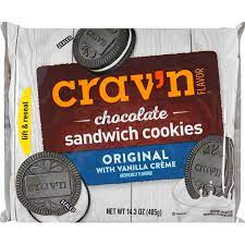 Crav'n Flavor Original Chocolate Sandwich Cookies 14.3oz