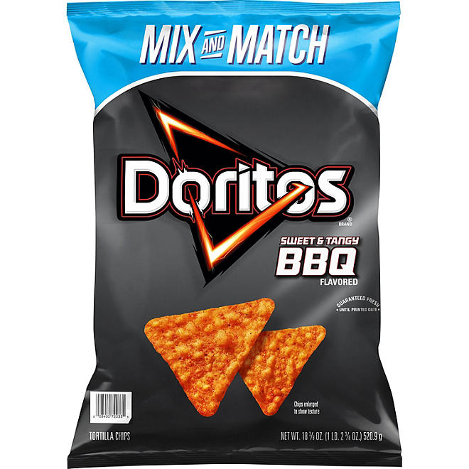 Frito Lay Sweet & Tangy BBQ Doritos 18.3 oz