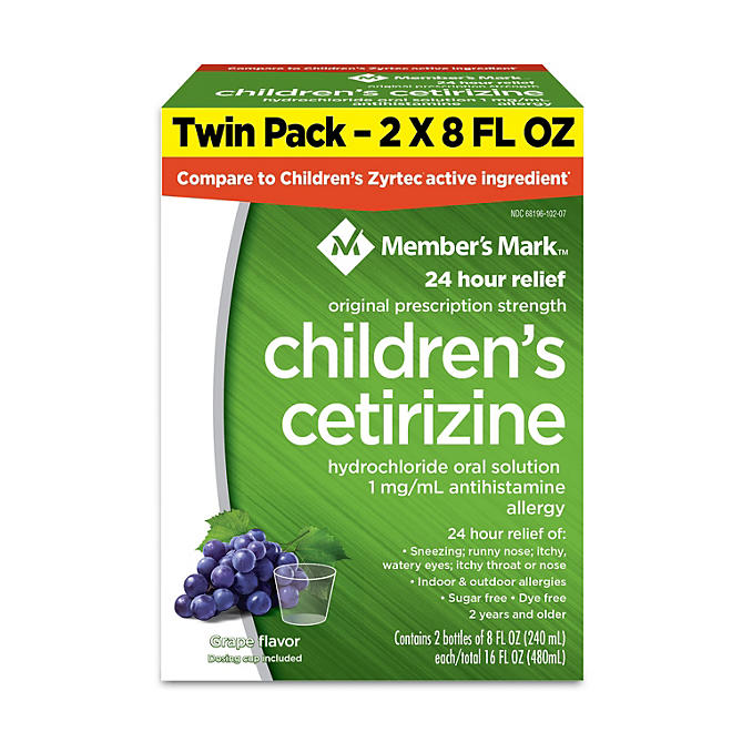 Member's Mark Children's Cetirizine 8fl oz