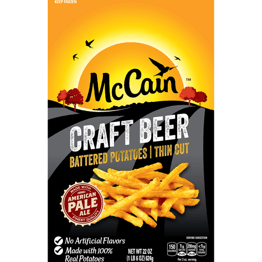 McCain Craft Beer Battered Potatoes 22oz