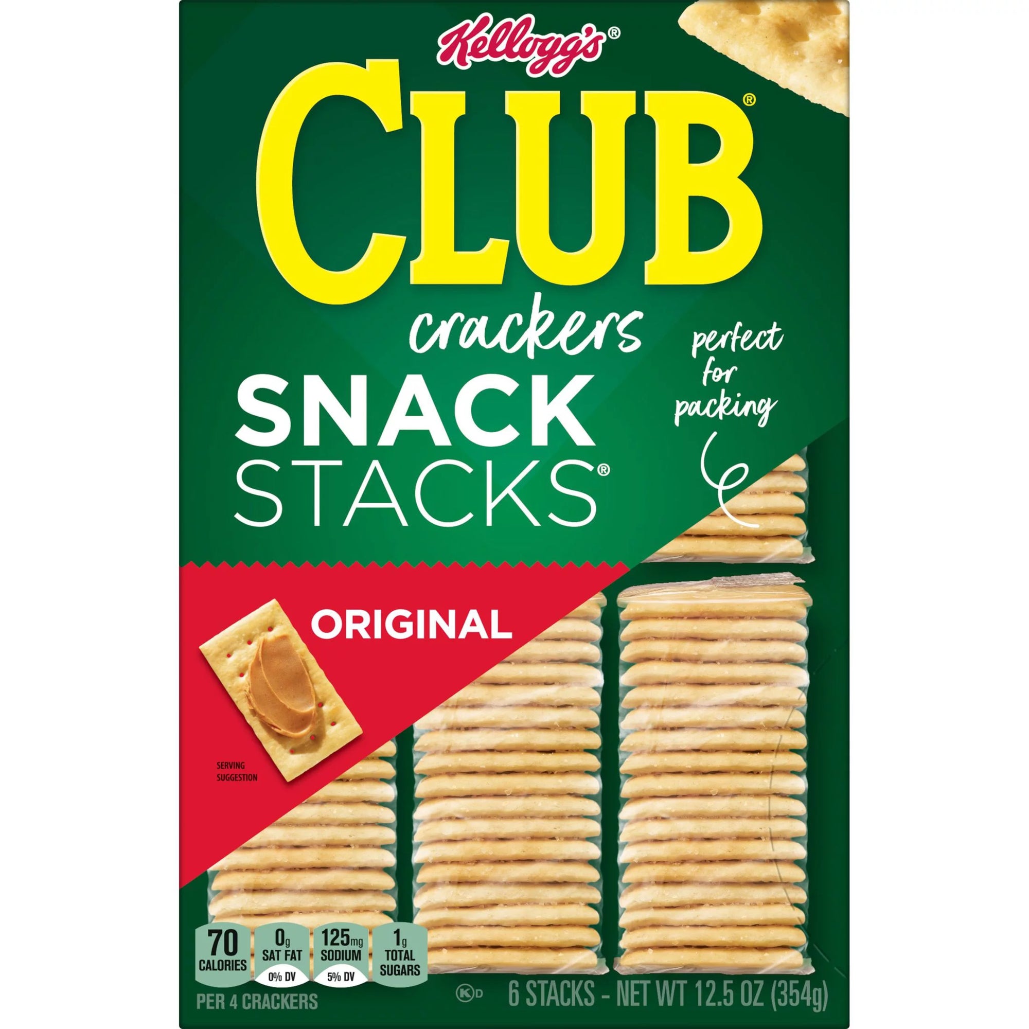 Keebler Snack Stacks Original Club Crackers 12.5oz