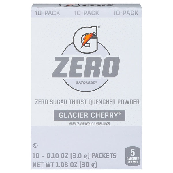 Gatorade Zero Glacier Freeze Thirst Quencher Powder Packets 10ct