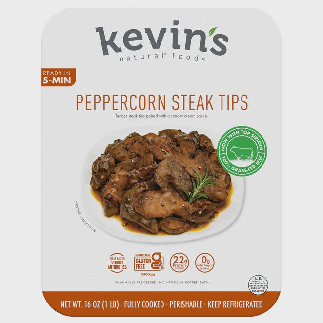 Kevin's Peppercorn Steak Tips 16oz