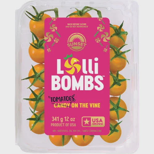 Sunset Lolli Bombs Tomatoes on the Vine 12oz