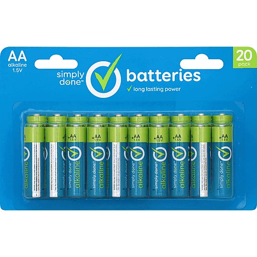 Simply Done AA Batteries 20ct