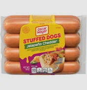 Oscar Mayer Stuffed Dogs Jalapeno Cheddar Hot Dogs 16oz