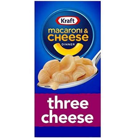 Kraft Macaroni & Three Cheese Shell Dinner 7.25oz