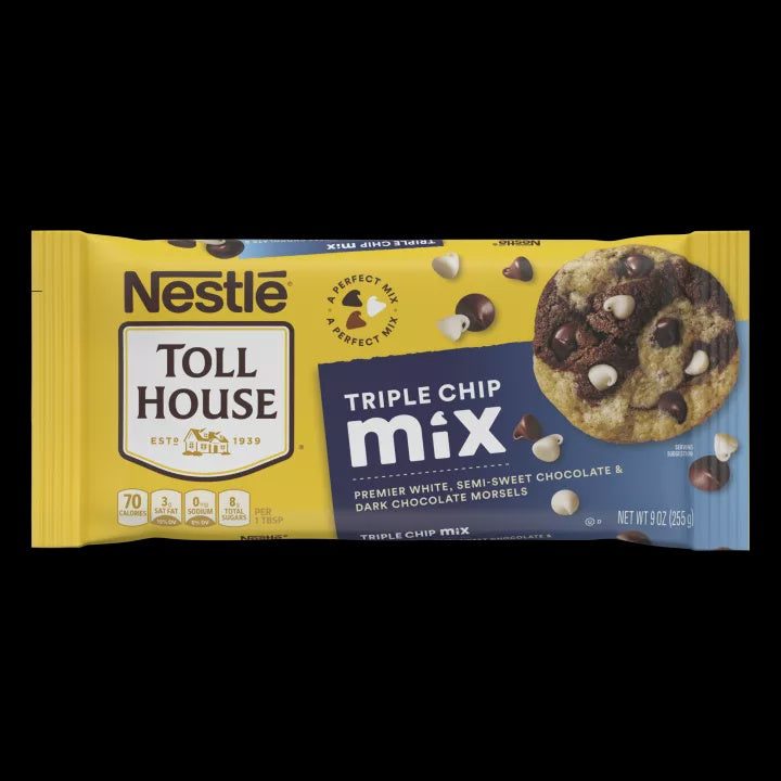 Nestle Toll House Triple Chip Mix Chocolate Morsels 9oz