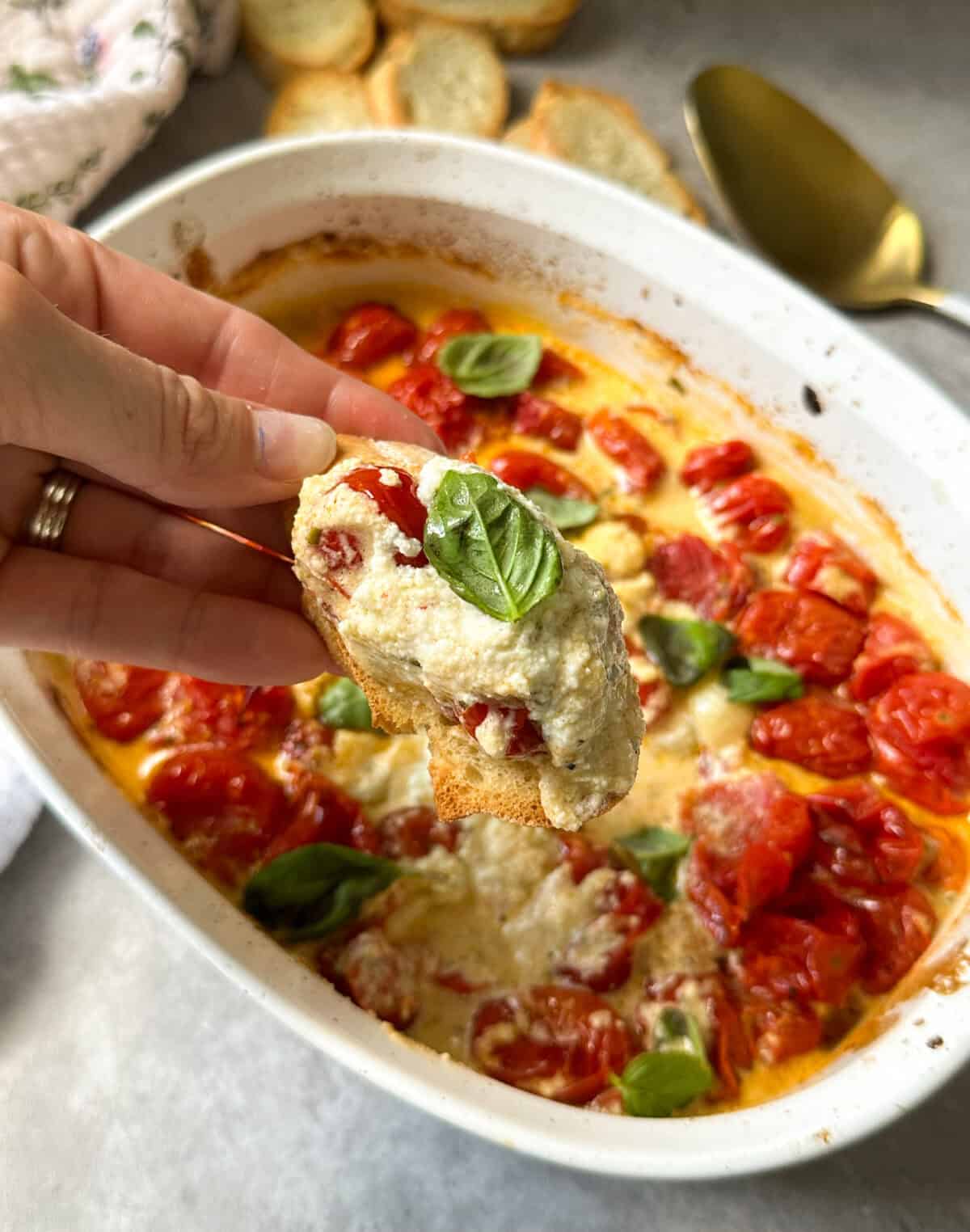 Baked Boursin & Tomato Appetizer - Serves 20