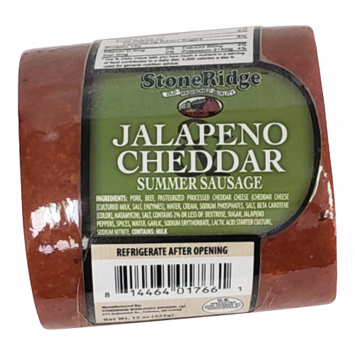 Stone Ridge Jalepeno Cheddar Summer Sausage 15 oz